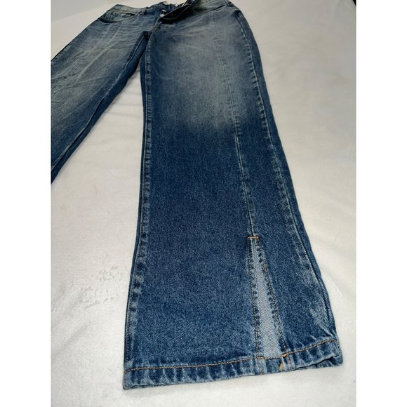Cello High Rise Dad Fit Front Split Jeans Size 7 - Picture 9 of 10